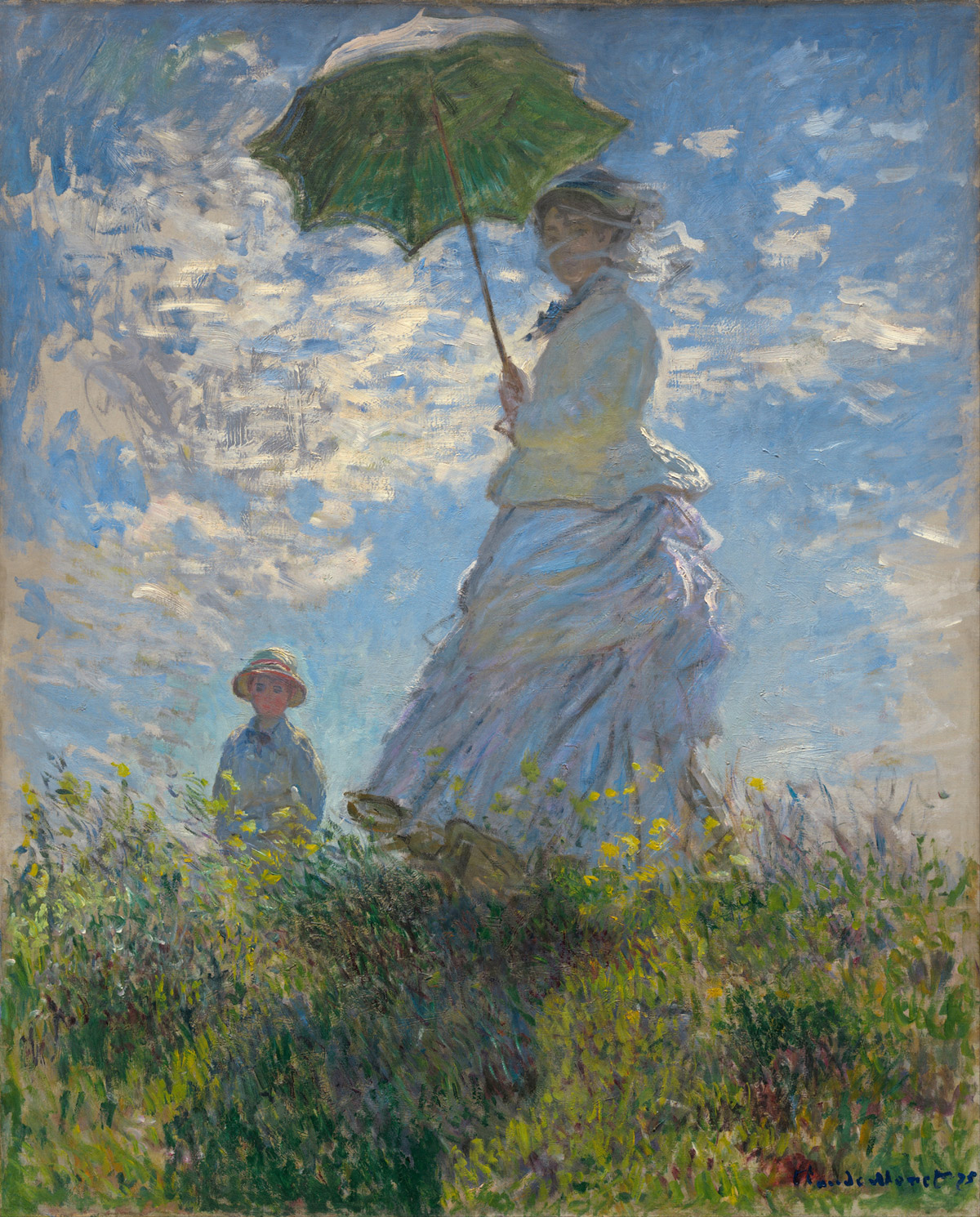 Vendita online Monet, Claude Donna con il parasole, Madame Monet e figlio -  Il Quadro Della Situazione // Via Roma Gallery